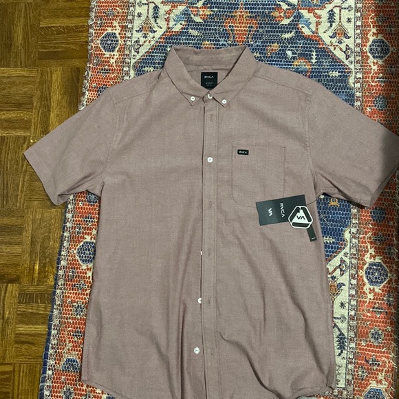 RVCA NWT MENS DRESS SHIRT - Picture 1 of 3